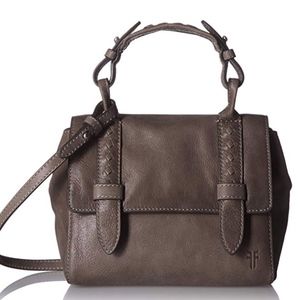 Frye Reed Mini Flap Leather Satchel